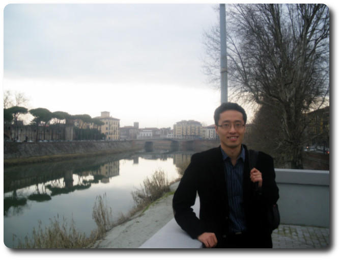 Jongeun Lee at Pisa, Italy